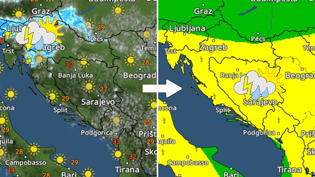 Dolaze pljuskovi. Ugodne temperature